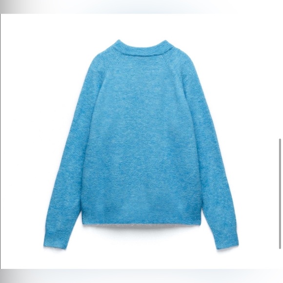 Zara SWEATER WITH WOOL AND ALPACA - Picture 6 of 12